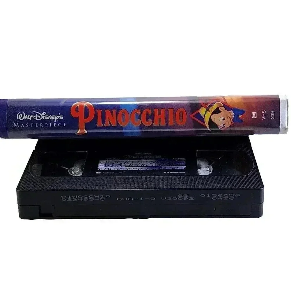 Disney Pinocchio Clamshell VHS Movie 1993 Clam Shell Artwork Masterpiece #239